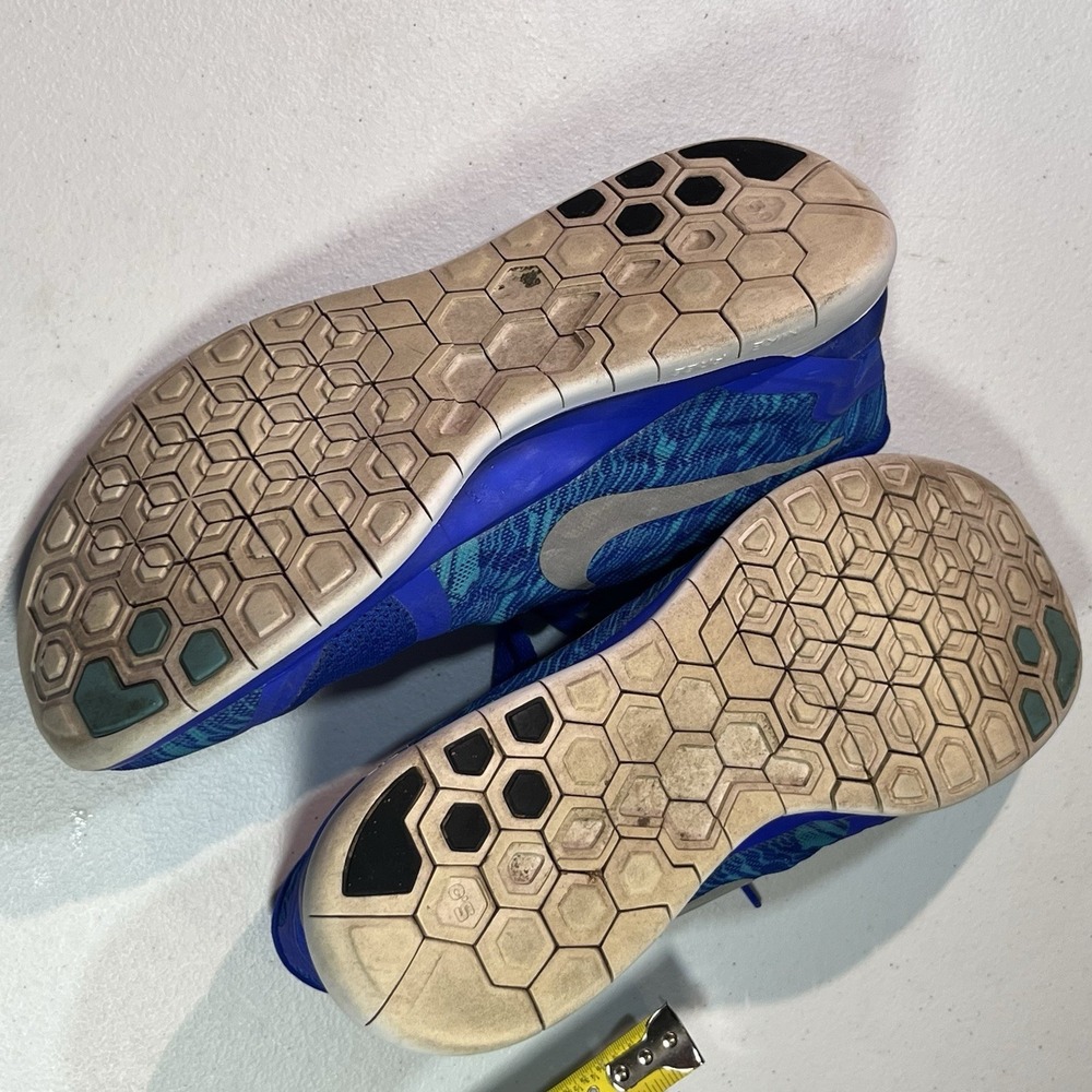 Nike Free 5.0 Mens Size 10.5 Print Running Athletic Shoes Sneakers 749592-404 - Picture 6 of 7